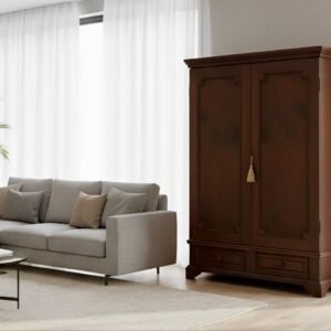 C-21-15 Armario Clásico de Dos Puertas y Dos Cajones.