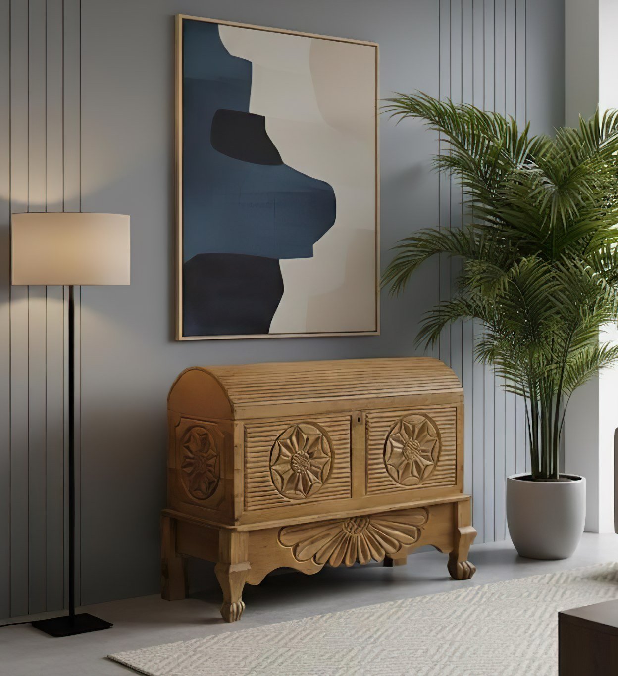 DYP-4 Baúl de tapa redonda