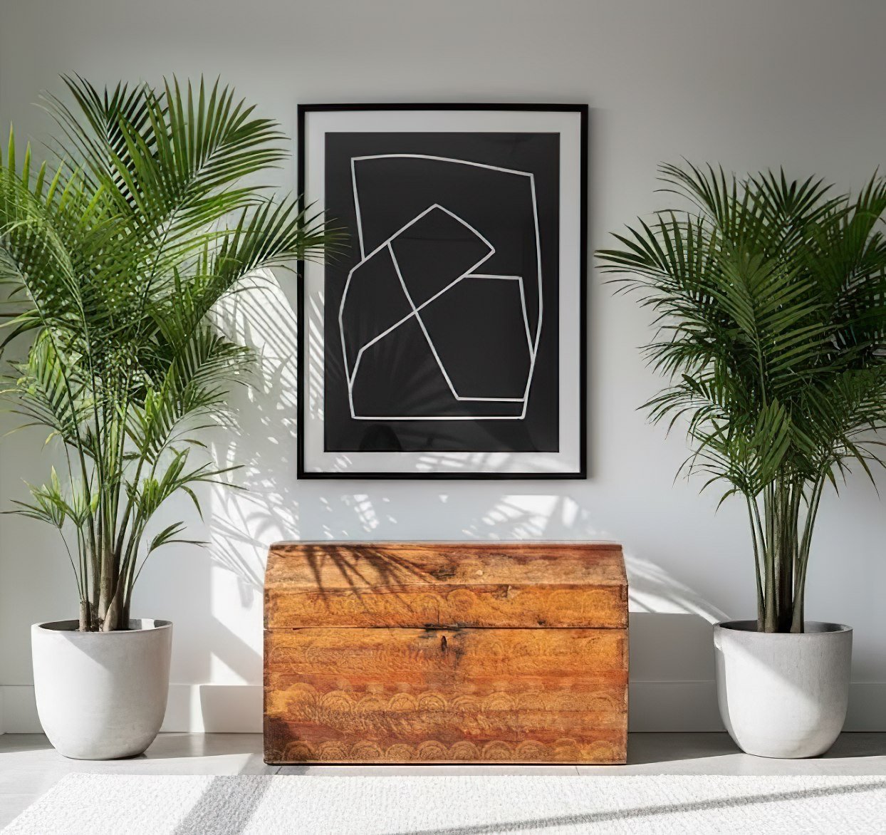 PT-10 Baúl/Arcón de Madera Curvo