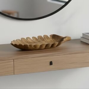 Cuenco de madera Helecho