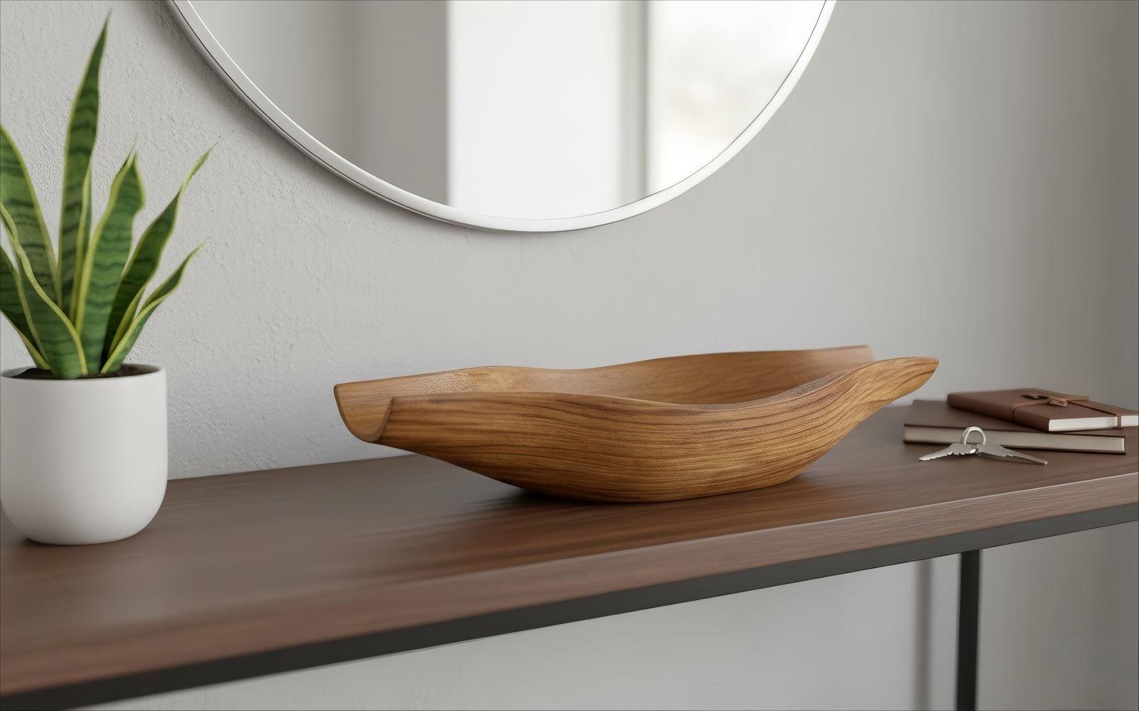 Cuenco Decorativa Hoja de Banano