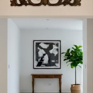 PT-25 Copete Decorativo Talla en Madera