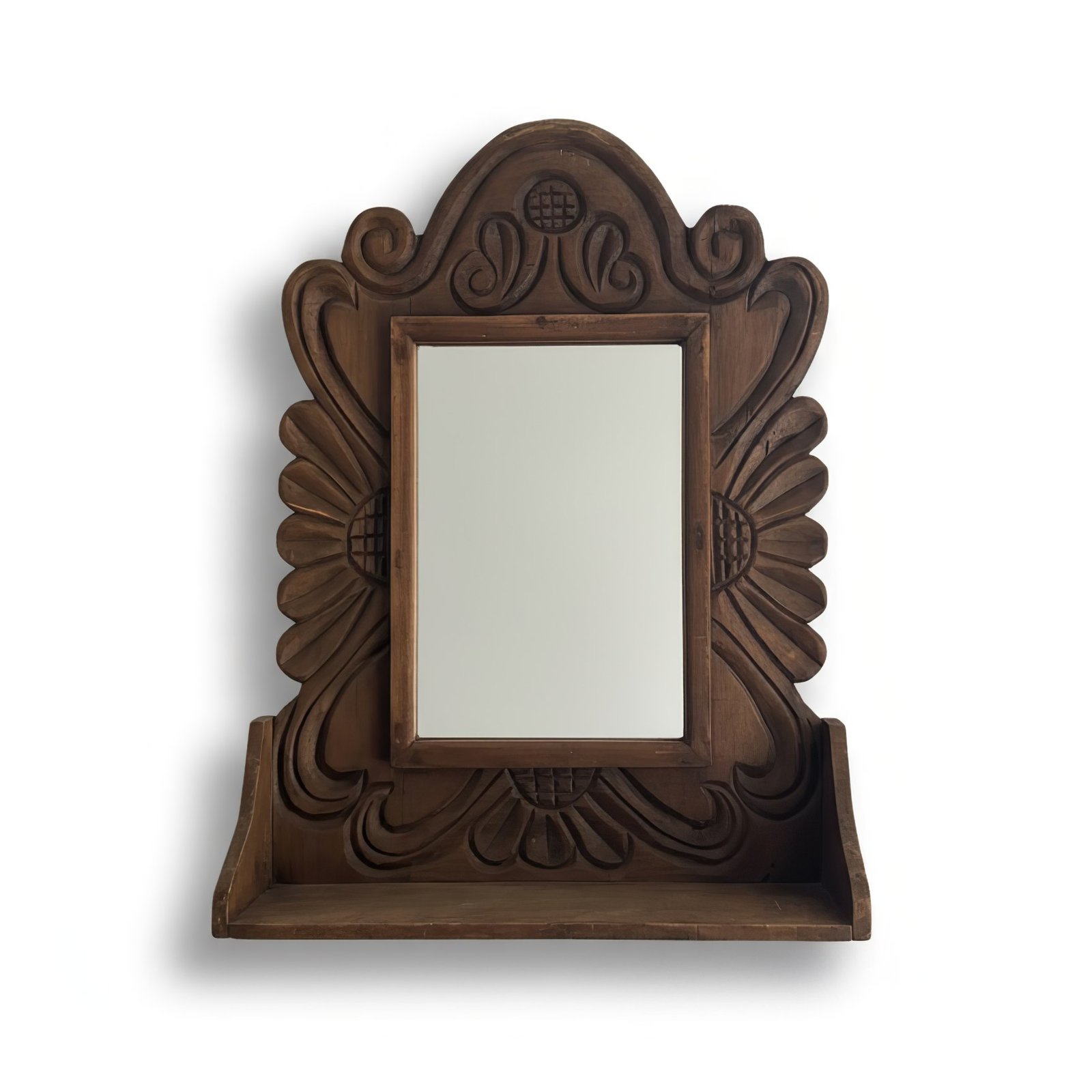 DY-02 Espejo tallado con estante - Imagen 2