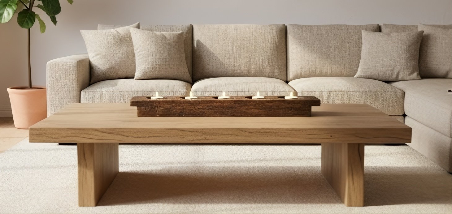 LM -12 Panelera/Candelabro Rústico de Madera