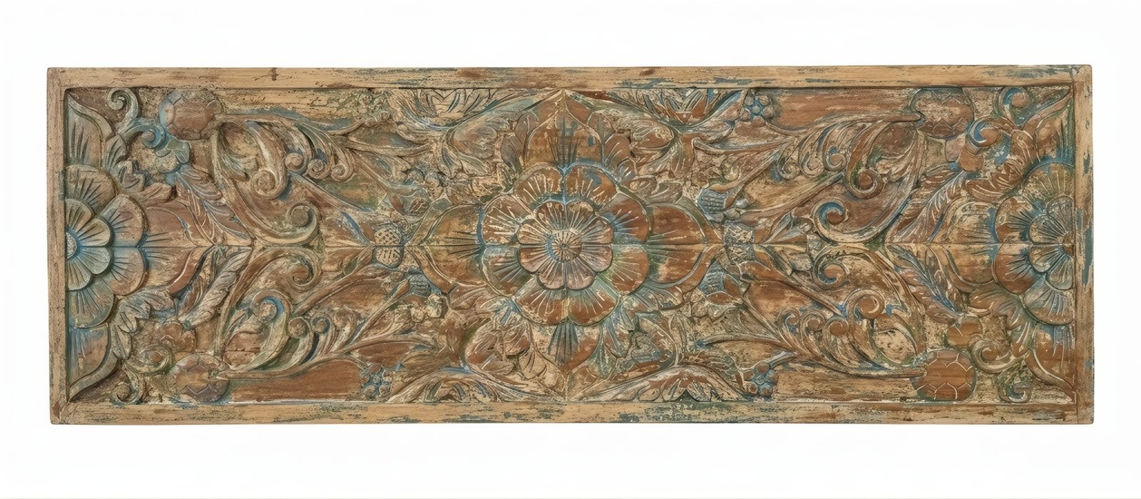 LP-30 Placa tallada flor verde - Imagen 2
