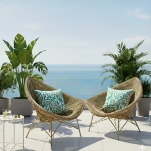 DY-03 SILLON MIMBRE LEAF