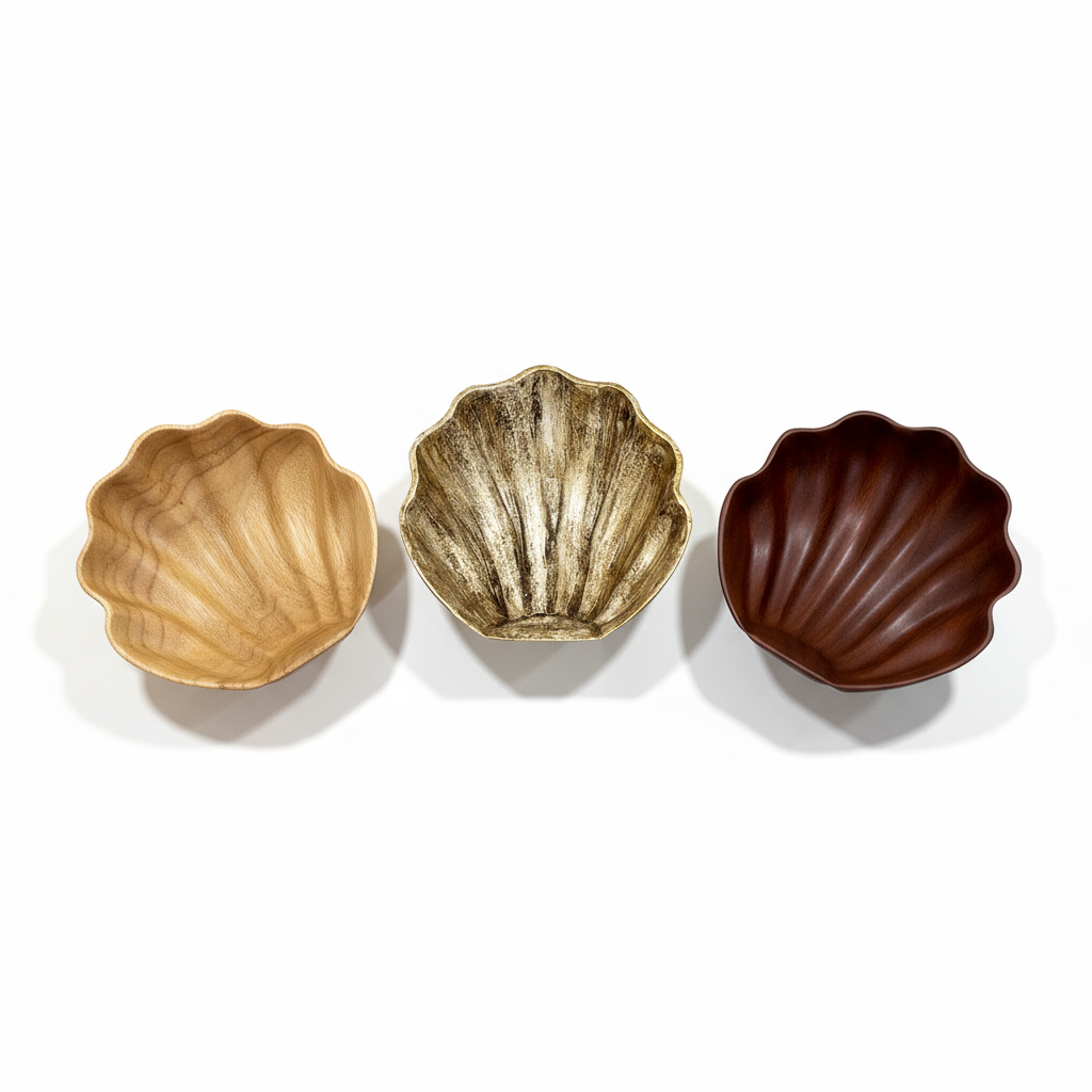 Cuenco de madera Concha Marina - Imagen 5