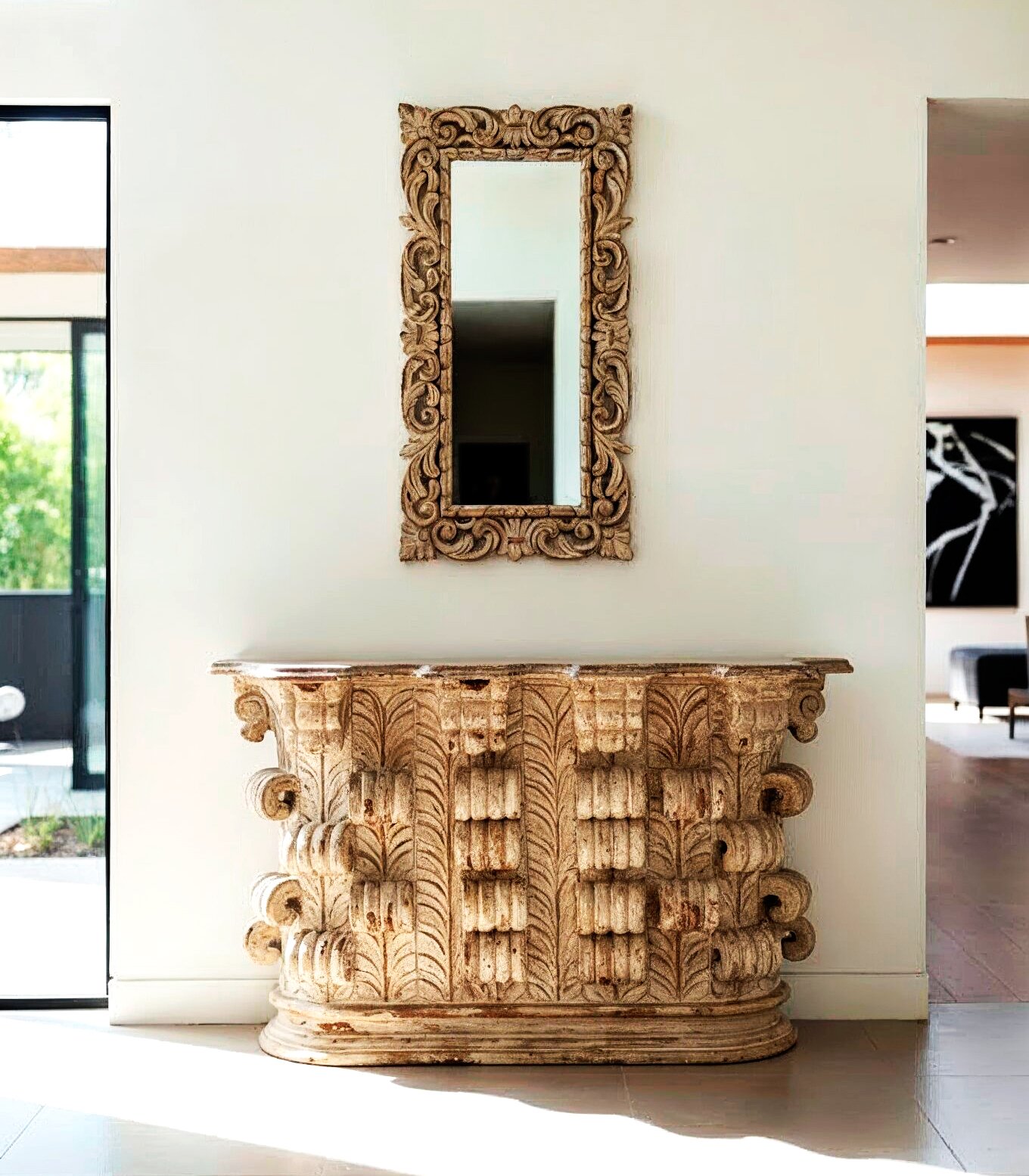 ASM-3 CONSOLA TALLADA CAPITEL