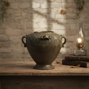 PT-16 Vasija antigua con Asas y Relieve Clásico