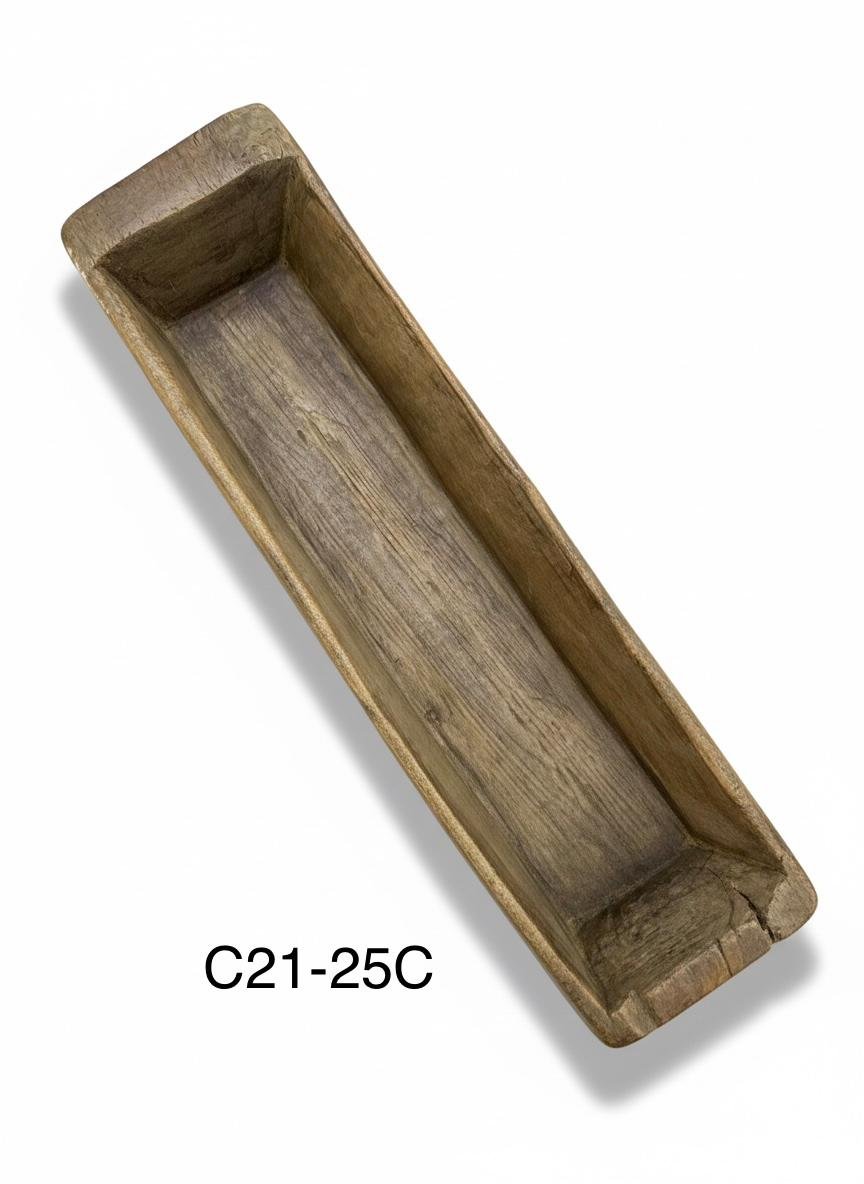 C21-25 Bateas de Madera Rústica Artesanal - Imagen 9