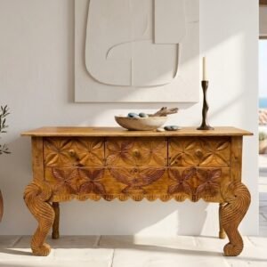 LP-14 Mueble Consola Tallado - Serie Artesanal