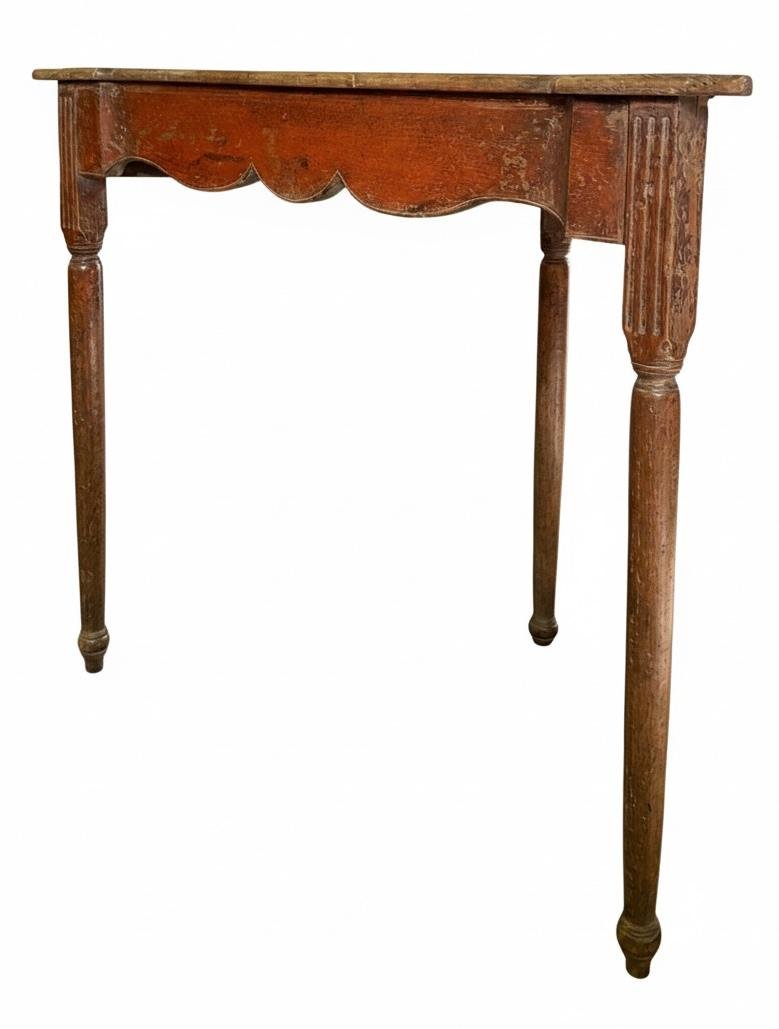 PT-4 Mesa Rinconera de Tres Patas – Estilo Rústico Colonial - Imagen 2