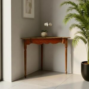 PT-4 Mesa Rinconera de Tres Patas – Estilo Rústico Colonial